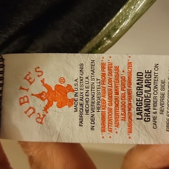 Rubies Dance Costume Black & Green Top & Bell Bottom Pants Youth L - Picture 7 of 8